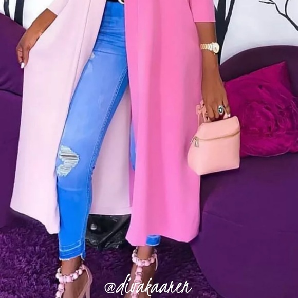 CARDIGAN Duster, Coat, Sweater Jacket Black/White LAST ONE! - Picture 4 of 9